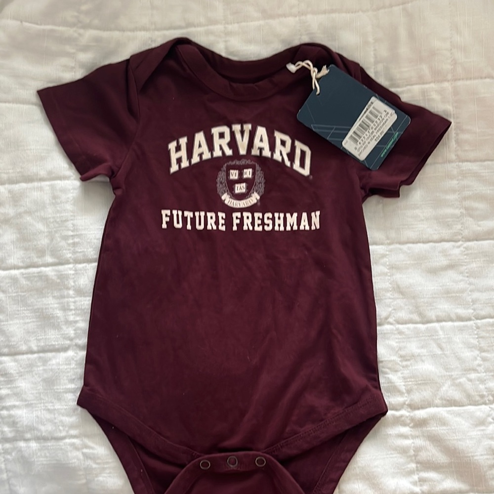 Harvard “Future Freshman” onesie